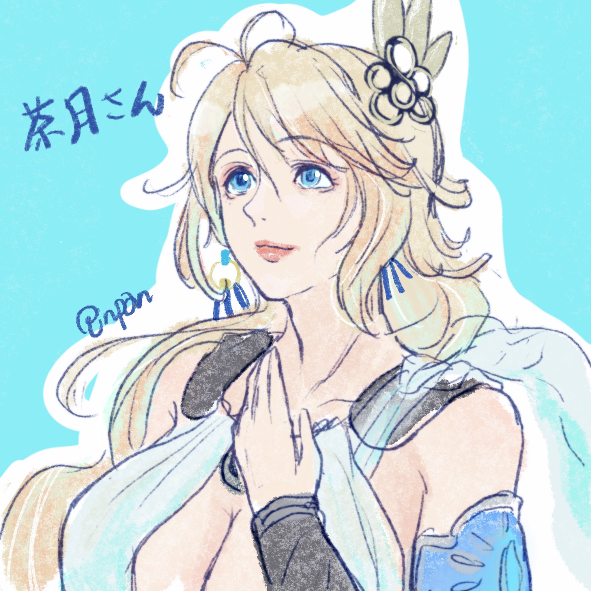 1girl blonde_hair blue_eyes breasts cleavage highres large_breasts long_hair namco solo sophitia_alexandra soul_calibur soulcalibur soulcalibur_iv