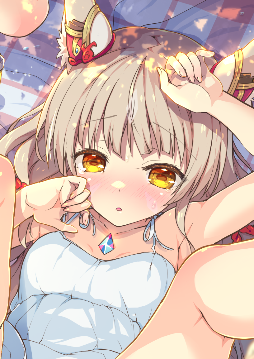 alternate_costume core_crystal_(xenoblade) nia_(xenoblade) solo watsuki_ayamo xenoblade_chronicles_(series) xenoblade_chronicles_2 yellow_eyes