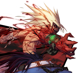 00s 1boy bandages berserker_(dungeon_and_fighter) blood chain claws cuffs dungeon_and_fighter fur hellbringer_(dungeon_and_fighter) lowres male_focus male_slayer_(dungeon_and_fighter) muscular red_arm red_eyes scar shackles slayer_(dungeon_and_fighter) solo spiked_hair topless_male transparent_background white_hair wild_hair
