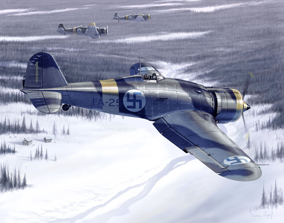 aircraft airplane fiat_g.50 fiat_g50_freccia finland finnish_air_force flying forest g.50 house military_vehicle nature no_humans original propeller_fighter same_(112744) same_(carcharodon) scenery snow soldier swastika tree vehicle_focus war world_war_ii