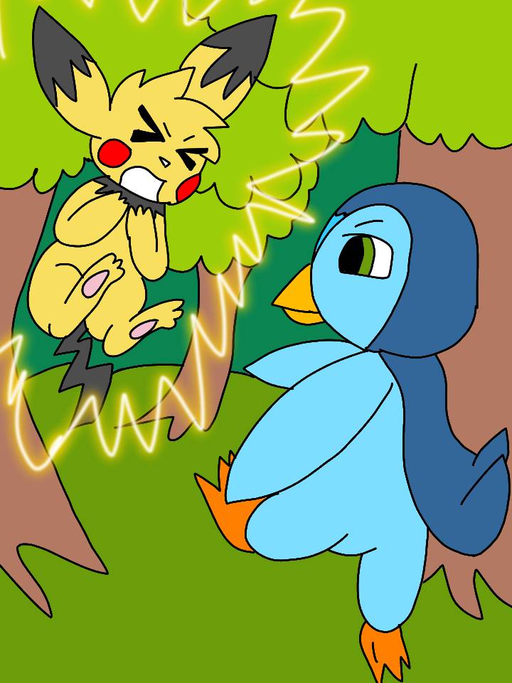 commentary_request gen_2_pokemon gen_3_pokemon magby nintendo pichu pokemon pokemon_(creature) tagme treecko