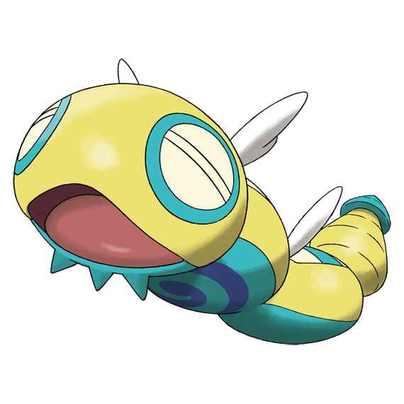animal_focus artist_request dudunsparce dudunsparce_(two-segment) full_body nintendo no_humans official_art open_mouth pokemon pokemon_(creature) pokemon_focus pokemon_sv solo third-party_source tongue transparent_background
