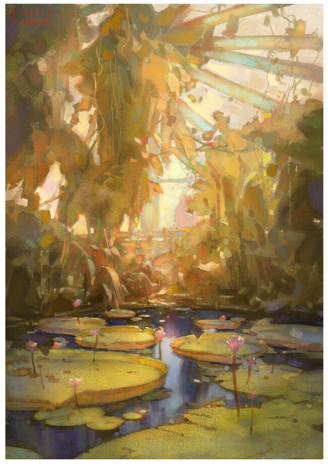 dome evening flower krenz lotus original pastel_colors plant