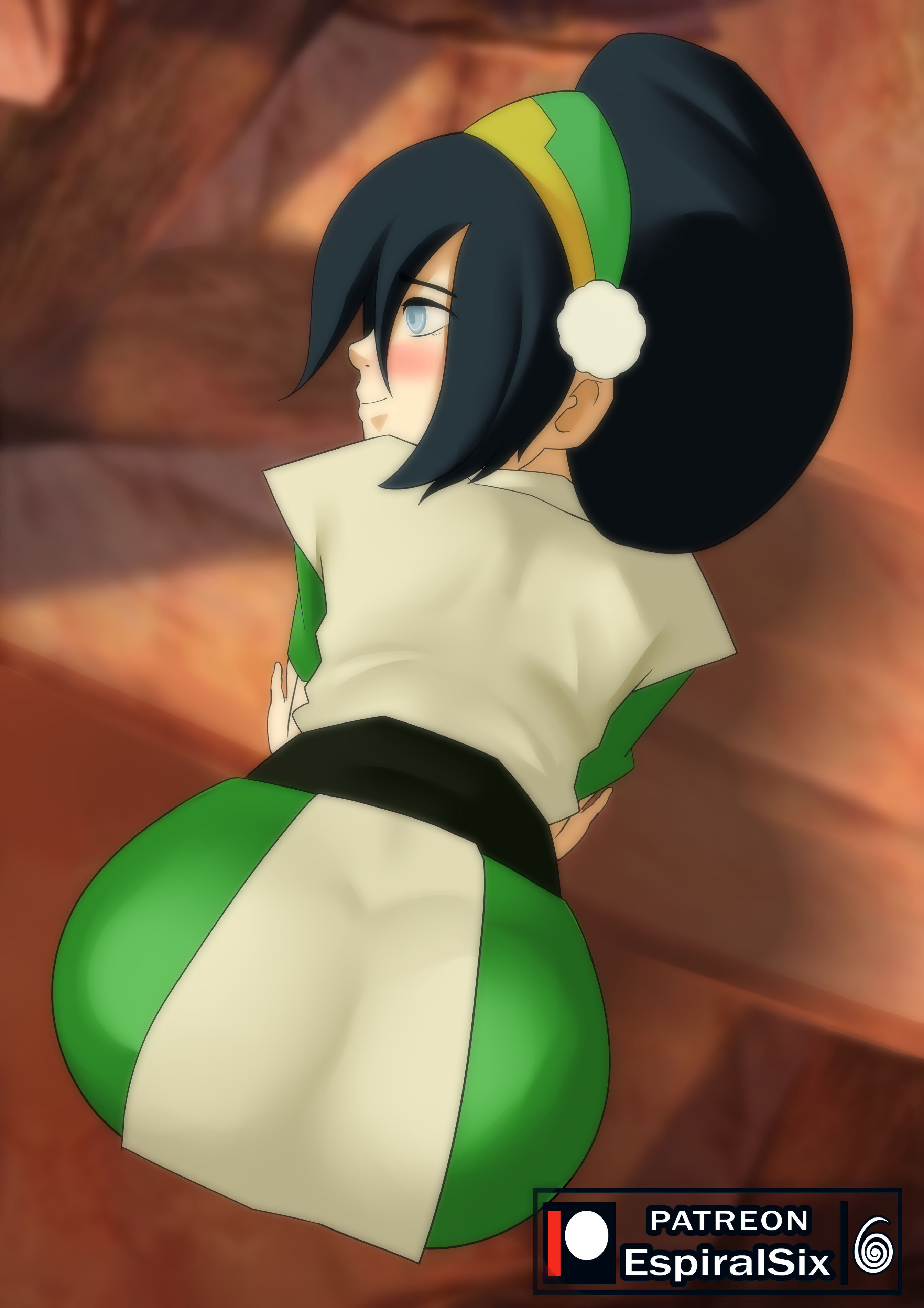 Kyojiri Loli's teasing pose