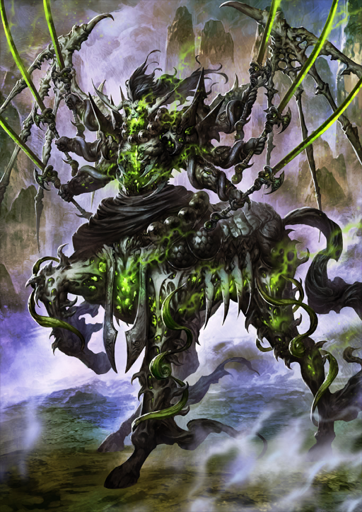 1boy bead_necklace beads black_hair breath_weapon breathing_fire centaur dannoura_yuuki dual_wielding extra_arms fate/grand_order fate_(series) fire floating_hair fog full_body game_cg glowing glowing_sword glowing_weapon green_fire holding holding_sword holding_weapon horns jewelry long_hair male_focus monster_boy necklace official_art pectorals skeletal_wings solo standing sword taur third-party_source variant_set weapon wings xiang_yu_(fate)