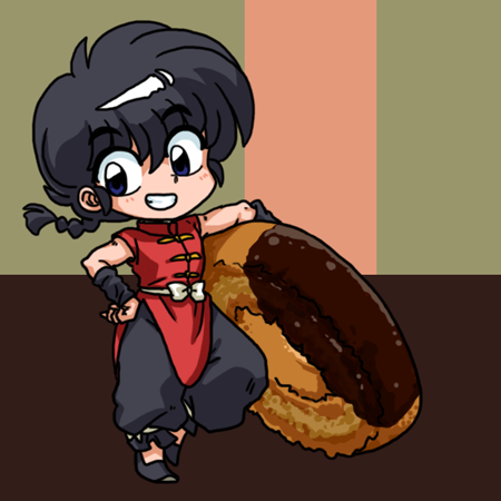 food ranma_1/2 saotome_ranma smile wanta_(futoshi)