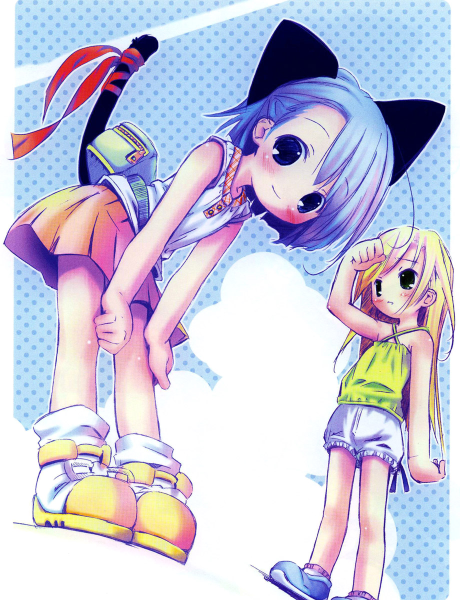 animal_ears dress highres pop tail