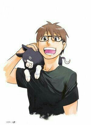 glasses silver_spoon simple_background tagme white_background yugo_hachiken