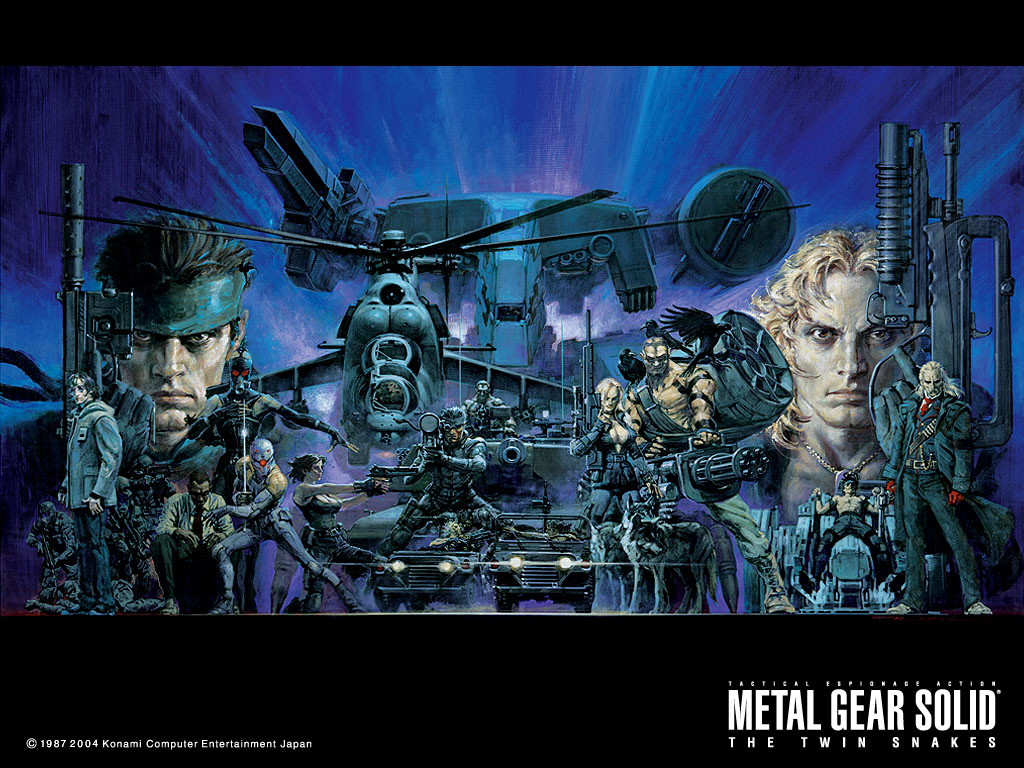 aai_corporation aircraft airtronic_usa an/peq-6 assault_rifle autocannon bullpup cannon colt&#039;s_manufacturing_company colt_defense colt_single_action_army desert_eagle diemaco dog_tags donald_anderson electronic_firearm famas flashlight gas_mask gatling_gun gray_fox grenade_launcher gun gunship h&amp;k_mark_23 h&amp;k_psg1 hal_emmerich handgun heckler_&amp;_koch helicopter high-frequency_blade insight_technology kac_mk23_suppressor knight&#039;s_armament_company konami laser_aiming_module laser_pointer laser_sight lewis_machine_and_tool_company liquid_snake m1_abrams m203 m61_vulcan magnetic_weapon mask match_grade match_grade_firearm match_grade_pistol mecha meryl_silverburgh metal_gear_(series) metal_gear_rex metal_gear_solid metal_gear_solid:_the_twin_snakes mil_mi-24 military military_jeep military_vehicle motor_vehicle multiple-barrel_gun nikita offensive_handgun official_art ohrai_noriyoshi psycho_mantis railgun retro_artstyle revolver revolver_ocelot rifle rm_equipment robot rocket_launcher rocket_pod rotary_cannon sniper_rifle sniper_wolf socom_(metal_gear) solid_snake source_request spoilers suppressor sword tactical_light tank topless_male u.s._ordnance ub-32_(rocket_pod) underbarrel_grenade_launcher vehicle vulcan_raven weapon wolf