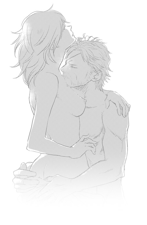 1boy 1girl aurum_(heyyou) big_boss breasts cowgirl_position eva_(metal_gear) eyepatch hetero medium_breasts metal_gear_(series) metal_gear_solid_3:_snake_eater nude sex straddling upper_body