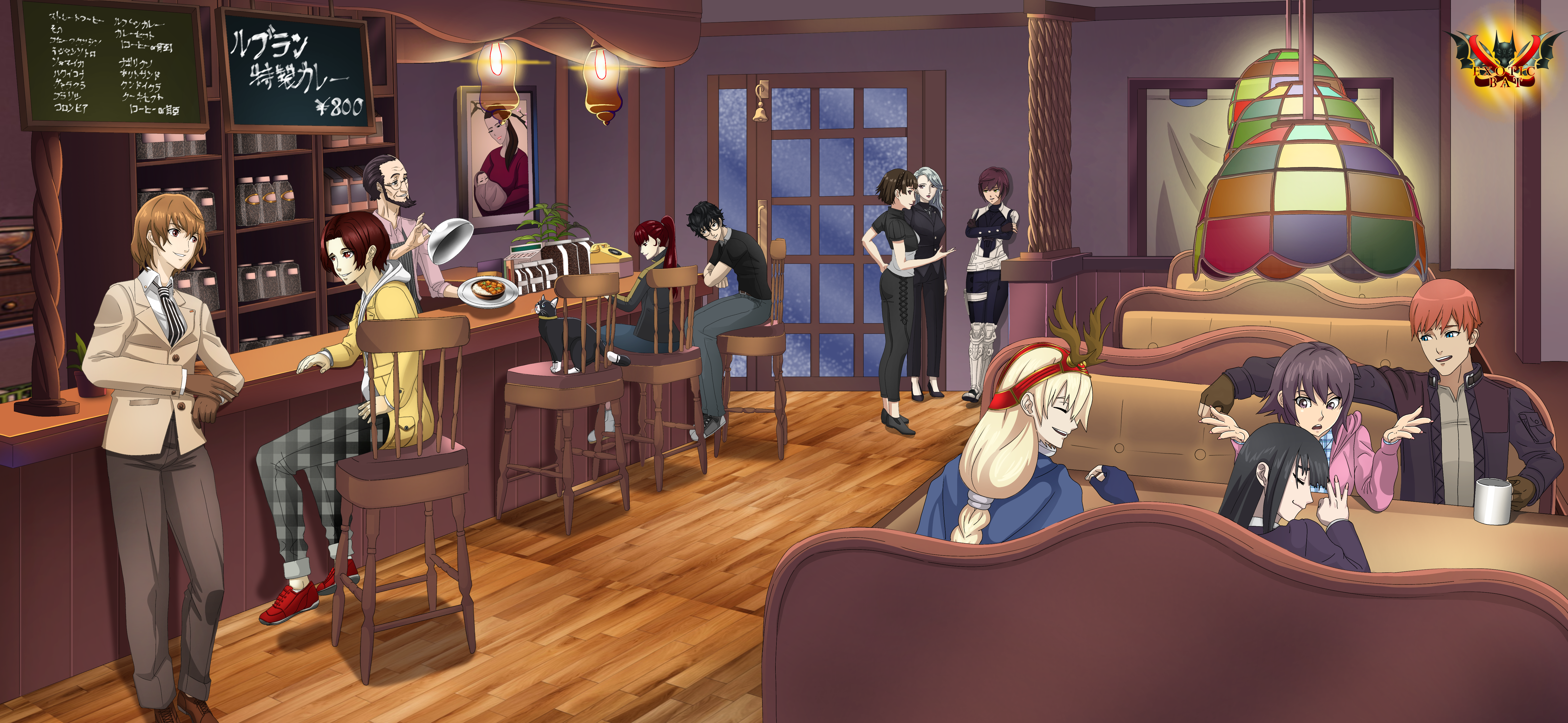 absurdres akechi_gorou amamiya_ren commission commissioner_upload crossover exoticbat female_protagonist_(smt_ldx2) fionn_mac_cumhaill_(megami_tensei) highres mei_(pacific_rim:_the_black) niijima_makoto niijima_sae pacific_rim:_the_black persona persona_5 persona_5:_the_phantom_x persona_5_the_royal sakura_soujirou shin_megami_tensei shin_megami_tensei:_liberation_dx2 shin_megami_tensei_v taylor_travis tougou_hifumi wonder_(p5x) yoshizawa_kasumi yoshizawa_sumire