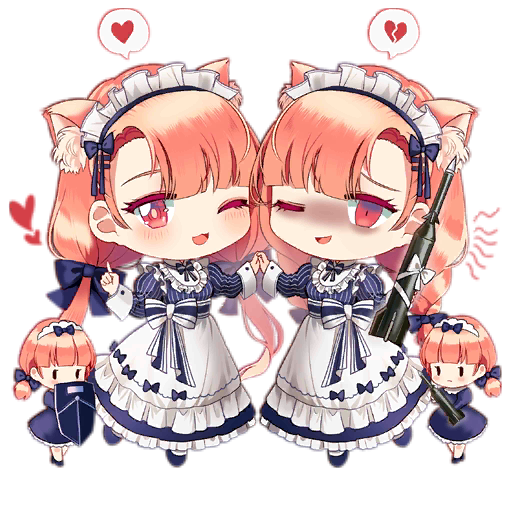4girls ;3 ;d animal_ear_fluff animal_ears apron artist_request bags_under_eyes blue_bow blue_dress blue_ribbon blue_shoes blush blush_stickers bow bow_apron braid broken_heart brown_dress cat_ears chibi closed_mouth dress fairy_(girls&#039;_frontline) false_smile full_body girls&#039;_frontline hair_bow hair_ornament hair_ribbon hairclip heart holding holding_hands holding_missile holding_shield index_finger_raised kemonomimi_mode long_sleeves looking_at_viewer maid maid_apron maid_headdress missile multiple_girls official_art one_eye_closed open_mouth orange_hair pinstripe_dress pinstripe_pattern puffy_long_sleeves puffy_sleeves ribbon shaded_face shield shoes siblings simple_background slit smile spoken_heart striped_ribbon third-party_source transparent_background twin_braids twin_fairies_(girls&#039;_frontline) twins twintails waist_ribbon white_apron white_ribbon |_|