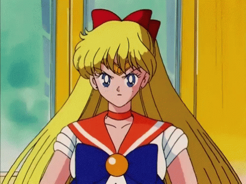 1girl aino_minako animated animated_gif before_crescent_beam_shower bishoujo_senshi_sailor_moon blue_eyes long_hair sailor_venus solo tiara uniform