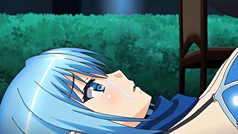 10s 1boy 1girl 2017 animated animated_gif aqua_hair bikini blue_eyes bottomless bouncing_breasts bra bra_lift breasts breasts_out censored clothed_sex cum cum_on_body cum_on_breasts cum_on_upper_body duranta_(harem_colosseum) hetero implied_sex kiss large_breasts liguceun_the_barbarian lowres mask nipples poro sex skull_mask swimsuit tagme tensei_kendo_no_harem_colosseum underwear vaginal
