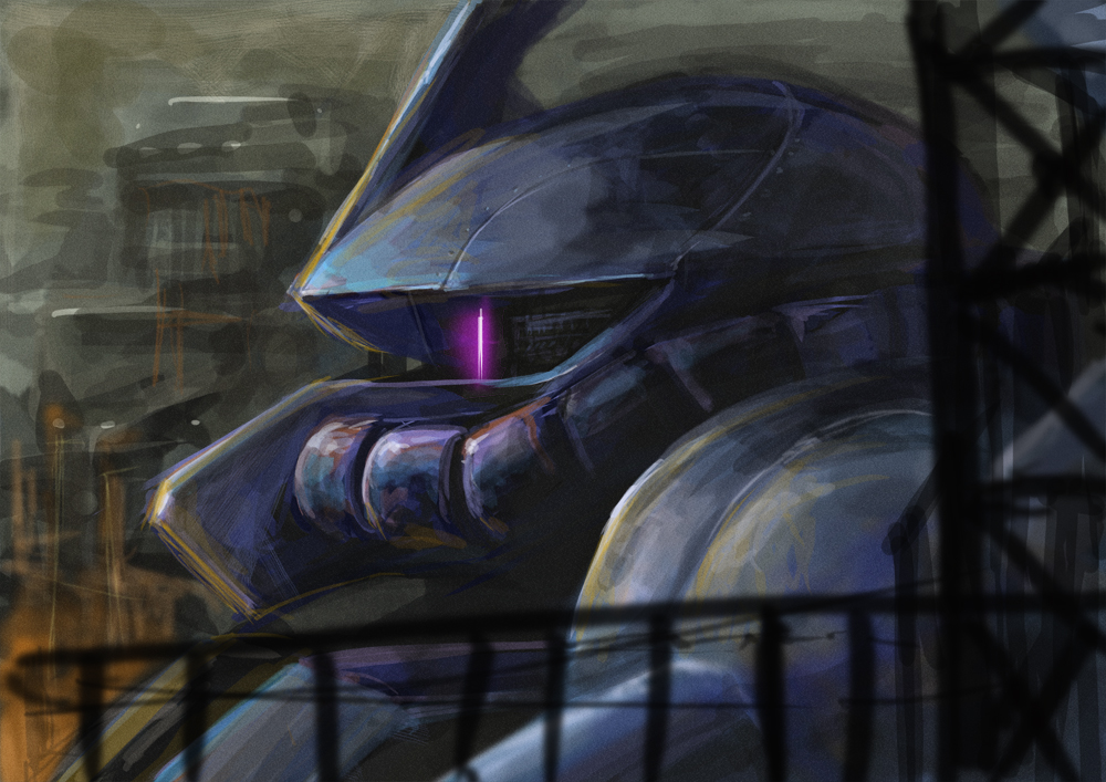 gouf gundam mecha mobile_suit_gundam robot simonori tagme