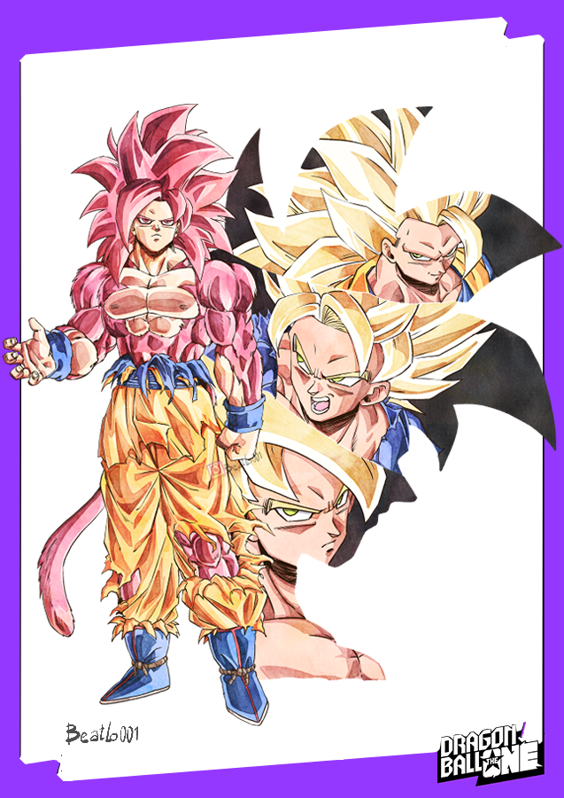 1boy artist_name beatlo_(rodrigo38658978) blonde_hair blue_boots blue_sash boots border dragon_ball dragon_ball_daima dragonball_z evolutionary_line full_body green_eyes long_hair medium_hair muscular muscular_male orange_pants pants purple_border red_eyes red_fur red_hair sash silhouette simple_background solo_focus son_goku spiked_hair super_saiyan super_saiyan_1 super_saiyan_2 super_saiyan_3 super_saiyan_4 topless_male torn_clothes torn_pants white_background