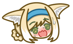 @_@ animated animated_png arknights blonde_hair blue_hairband blush braid braided_hair_rings commentary_request cropped_head green_eyes hair_rings hairband looping_animation lowres nose_blush open_mouth short_hair simple_background suzuran_(arknights) sweat transparent_background wavy_mouth yura_(yurawagtail)