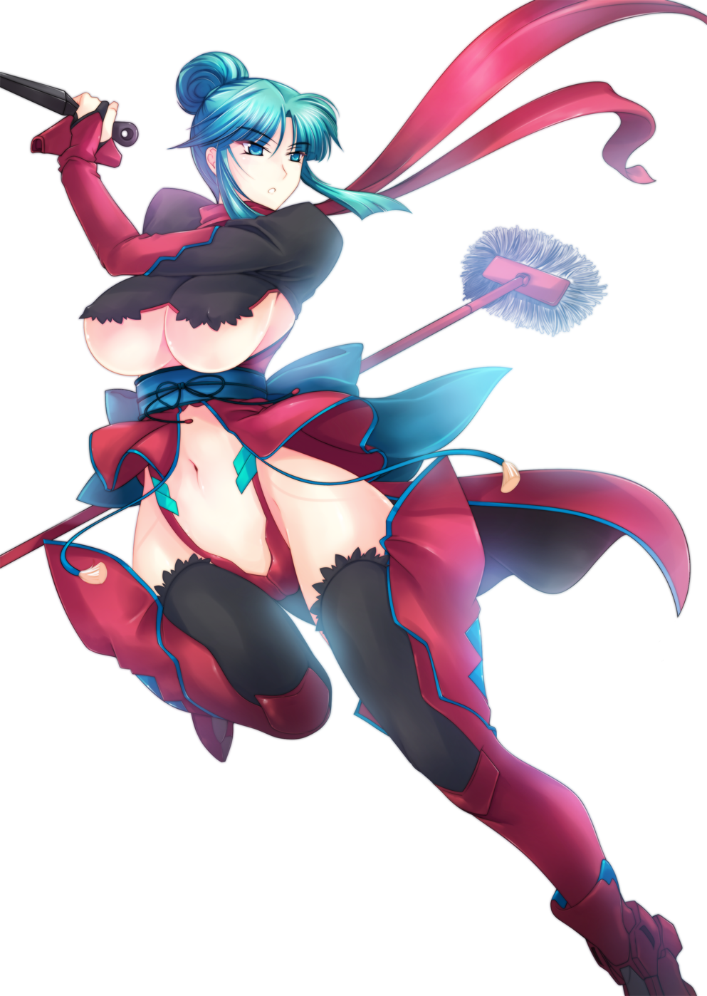 1girl breasts green_hair haganef highres large_breasts muv-luv tsukuyomi_mana