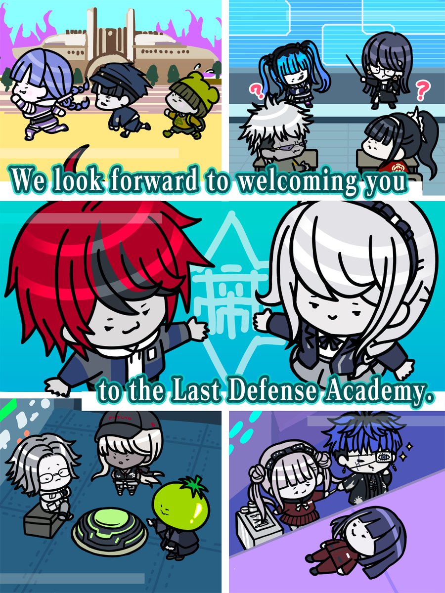6+boys 6+girls ? amemiya_darumi aotsuki_eito artist_request black_bow black_hair black_hairband black_haori black_jacket black_sailor_collar black_shirt blonde_hair blue_hair blue_hat blue_jacket bow braid brother_and_sister chibi chibi_only commentary double_bun earrings english_commentary english_text everyone eyepatch gakuran ginzaki_shouma glasses green_hat grey_hair grey_jacket grey_skirt hair_bow hair_bun hairband haori hat highres hood hoodie jacket jacket_over_hoodie japanese_clothes jewelry kawana_tsubasa kirifuji_nozomi long_hair looking_at_viewer lying magadori_kyoshika maruko_gaku masked mojiro_moko multicolored_hair multicolored_jacket multiple_boys multiple_girls multiple_views official_art omokage_yugamu on_back on_table oosuzuki_kurara open_clothes open_jacket pink_hair ponytail print_eyepatch purple_hair red_hair red_serafuku running sailor_collar school_uniform second-party_source serafuku shirt shizuhara_hiruko short_hair siblings single_braid skirt sparkle streaked_hair sumino_takumi sunglasses table the_hundred_line_-last_defense_academy- tsukumo_ima tsukumo_kako twins twintails two-tone_jacket white_hoodie yakushiji_takemaru