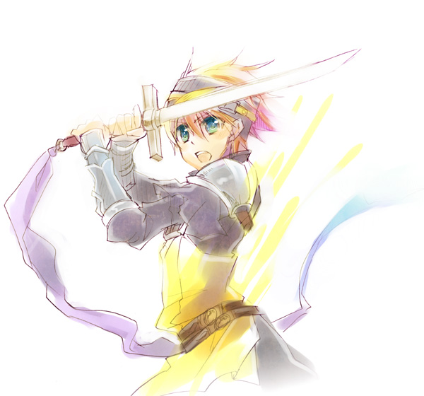 1boy atlus bad_id bad_pixiv_id iwaohime kiel male_focus radiant_historia solo sword weapon