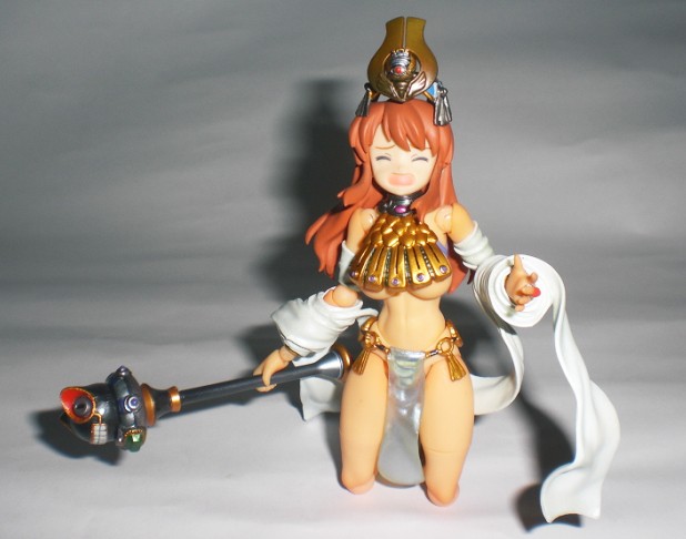 1girl ancient_princess_menace asahina_mikuru breasts cosplay female_focus figma figure goto_yuko gotou_yuuko headdress jewelry loincloth menace_(cosplay) menace_(queen&#039;s_blade) panties parody pelvic_curtain photo_(medium) princess queen&#039;s_blade revealing_clothes revoltech ring setra solo striped_clothes striped_panties suzumiya_haruhi_no_yuuutsu tears underboob underwear voice_actor_connection
