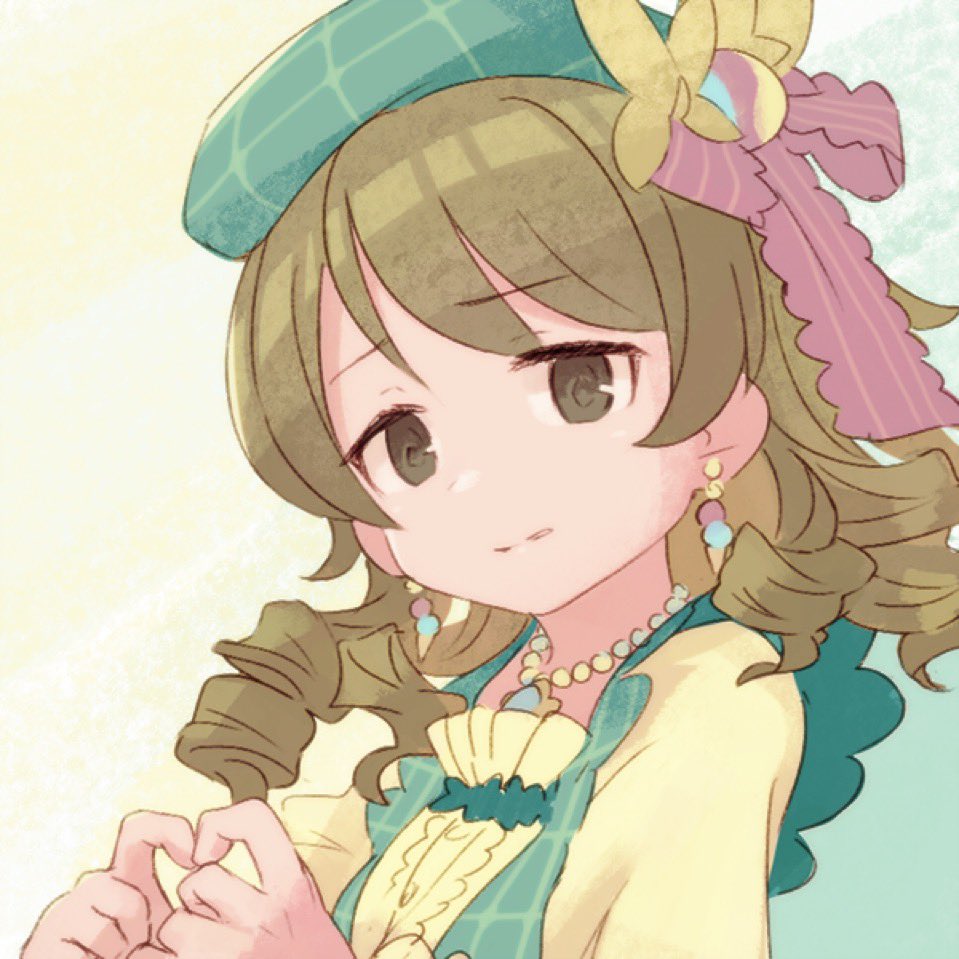 1girl brown_eyes brown_hair dress earrings hat idolmaster idolmaster_cinderella_girls index_fingers_together jewelry long_hair looking_at_viewer morikubo_nono reiesu_(reis) ringlets sketch solo upper_body