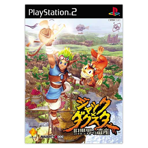 1boy cover daxter english_text video_game_cover jak_(jak_and_daxter) jak_and_daxter naughty_dog