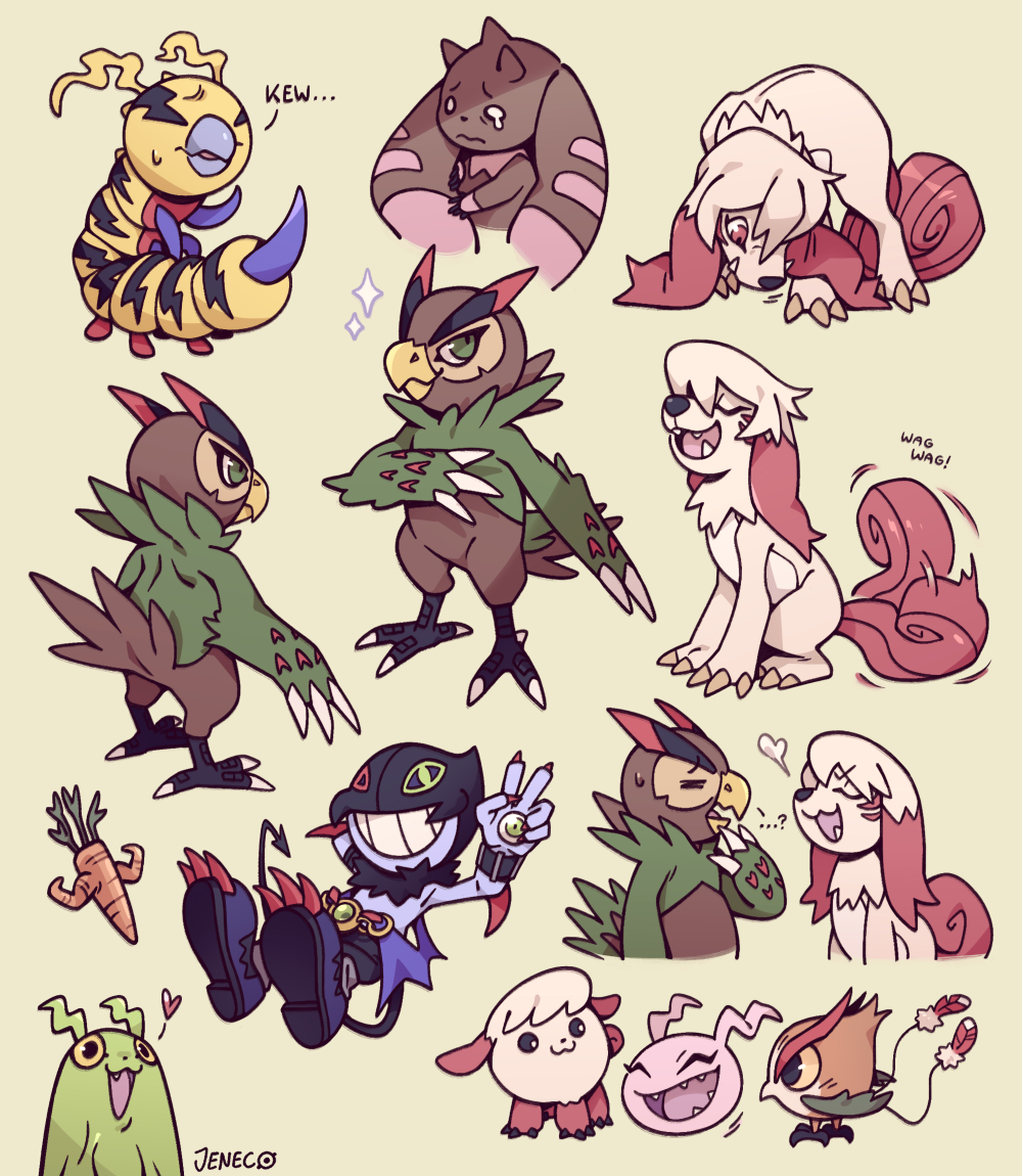 carrot digimon dog dracumon falcomon heart koromon kunemon labramon lopmon mask pinamon smile tail v wings xiaomon