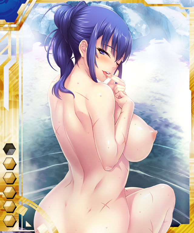 bath card_(blue-ur) card_(medium) card_(ur) nobushito_kuro taimanin_(series) taimanin_asagi_battle_arena_all_card_gallery taimanin_asagi_kessen_arena water yukishiro_misao