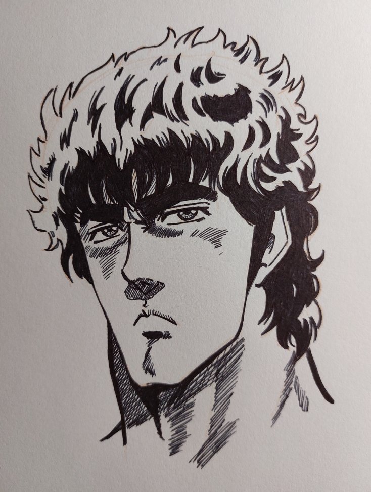 hokuto_no_ken kenshiro non-web_source pompon_tib portrait tagme