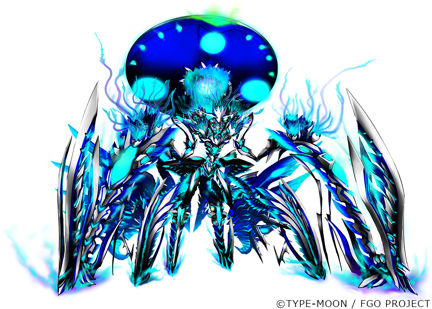 1other alien copyright_notice eldritch_abomination fate/grand_order fate_(series) full_body glowing monster official_art ort_(type-moon) pfalz tagme type-moon