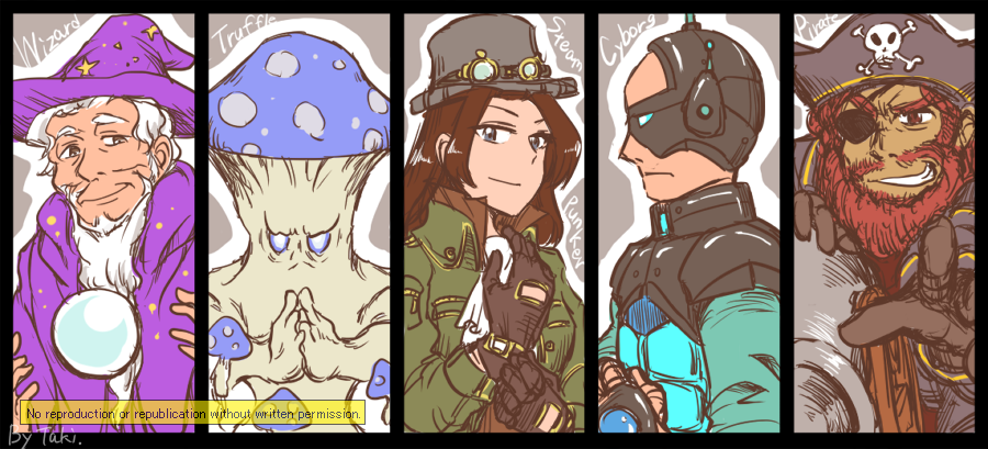 adjusting_clothes adjusting_gloves character_name cyborg_(terraria) english_text gloves hat high_collar mini_hat mini_top_hat mushroom old old_man pirate_(terraria) simple_background steampunker_(terraria) tagme taki terraria top_hat truffle_(terraria) wizard wizard_(terraria)