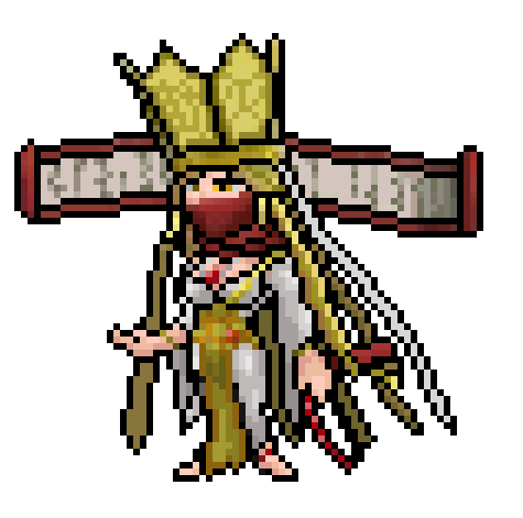 breasts digimon digimon_(creature) hat mask monk sanzomon