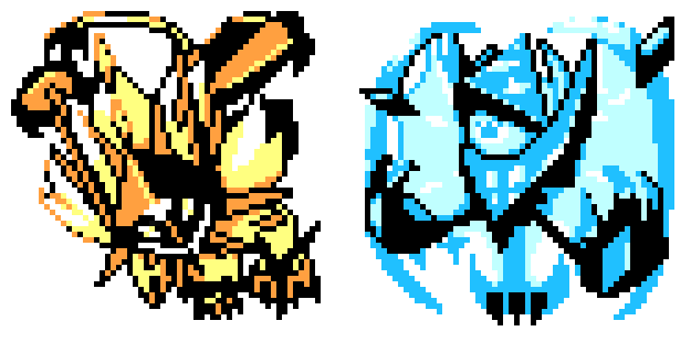 commentary creature english_commentary full_body gen_7_pokemon legendary_pokemon multiple_monochrome necrozma necrozma_(dawn_wings) necrozma_(dusk_mane) nintendo no_humans pat_attackerman pokemon pokemon_(creature) transparent_background