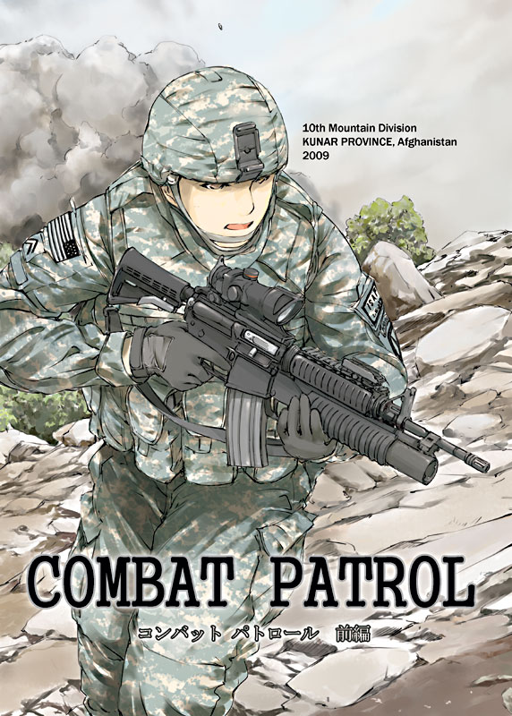 00s 2009 afghanistan assault_rifle gun helmet m4_carbine military outdoors rifle scope soldier sumisi weapon