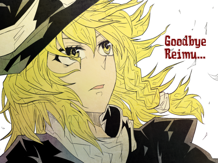 1girl blonde_hair female_focus hat kirisame_marisa pandora-ex simple_background solo touhou white_background yellow_eyes