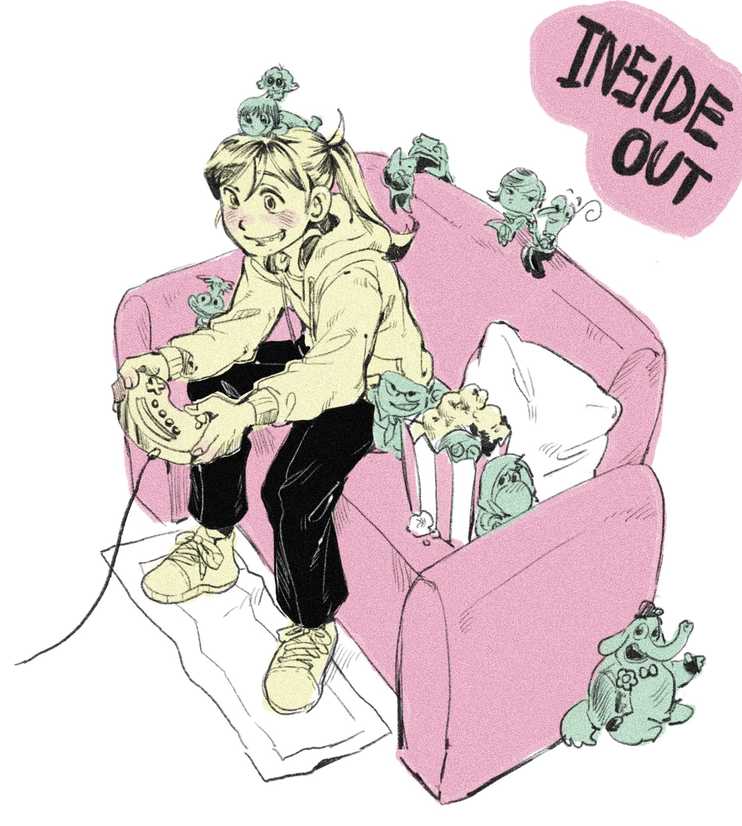 hentai rapulette inside anger (inside out), anxiety (inside out 2), disgust (inside out),  embarrassment (inside out), envy (inside out 2), fear (inside out), joy ( inside out), riley andersen, sadness (inside out), disney, inside out,  inside
