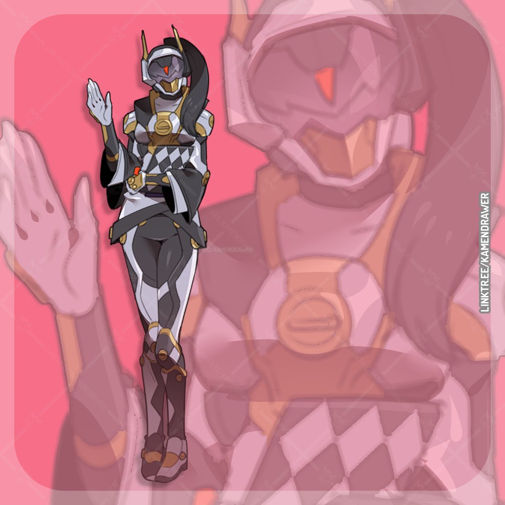1girl adapted_costume armor ashmish asymmetrical_footwear asymmetrical_legwear black_bodysuit black_footwear bodysuit boots breasts diamond_(shape) dress jacket kamen_rider kamen_rider_geats_(series) large_breasts medium_breasts mismatched_footwear mismatched_legwear multicolored_hair multiple_views one_eye_closed ponytail power_armor shoulder_armor smile streaked_hair tsumuri_(kamen_rider_geats) two-tone_bodysuit white_background white_bodysuit white_dress white_footwear white_hair white_jacket white_nails