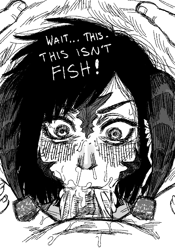 1boy 1girl blush cork cum cum_in_mouth deepthroat fellatio final_fantasy final_fantasy_xiv gritty_hotdog horns oral penis pov short_hair surprised