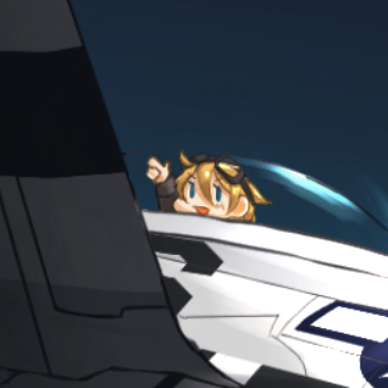 10s airplane bad_id bad_twitter_id escort_fighter fairy_(kancolle) kantai_collection kitsuneno_denpachi lowres military_vehicle p-51_mustang propeller_fighter solo tagme vehicle_focus