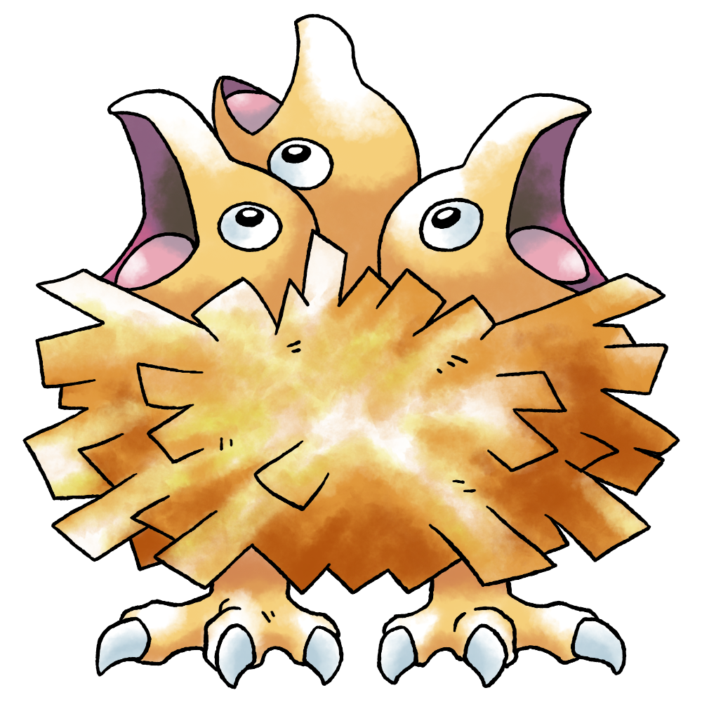 bird bird_nest black_eyes bright_pupils chick derivative_work full_body head_back hinaazu_(baby_doduo) looking_up multiple_heads nest nintendo no_humans official_style open_mouth pokemon pokemon_(creature) pokemon_focus pokemon_gsc_(prototype) prototype_design raciebeep simple_background solo standing sugimori_ken_(style) tachi-e transparent_background watercolor_effect white_pupils