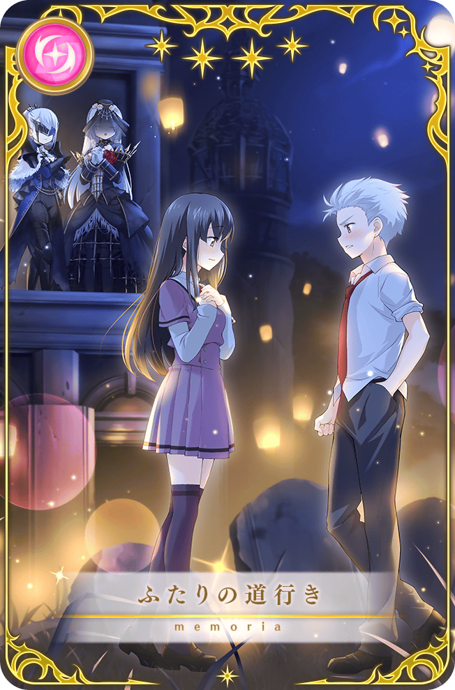 1boy 3girls artist_request black_coat black_dress black_footwear black_hair black_hat black_mask black_pants black_thighhighs black_veil boots brown_footwear buttons card_(medium) character_request clenched_hand clenched_teeth closed_eyes closed_mouth coat collared_shirt dress dress_pants eye_mask face-to-face flower flower_brooch frilled_dress frills frown full_moon game_cg gloves gown grey_eyes hand_in_pocket hand_on_hand hands_on_own_chest hat interlocked_fingers izumi_kanagi izumi_kanagi_(tokoyami_ver.) lantern layered_sleeves light_particles lighthouse long_dress long_hair long_sleeves looking_at_another magia_record:_mahou_shoujo_madoka_magica_gaiden mahou_shoujo_madoka_magica mizuna_girls&#039;_academy_school_uniform moon multiple_girls necktie nervous night night_sky official_alternate_costume official_art open_clothes open_coat open_mouth outdoors own_hands_clasped own_hands_together pants picture_frame pleated_dress ponytail purple_dress red_flower red_necktie red_rose rose ruins school_uniform see-through_clothes see-through_veil shirt shirt_under_dress shoes short_dress short_hair short_over_long_sleeves short_sleeves sidelocks sky sleeves_past_wrists star_(symbol) straight_hair teeth thighhighs translated uwabaki veil very_long_hair wavy_mouth white_gloves white_hair white_shirt yakumo_mitama yakumo_mitama_(tokoyami_ver.) yellow_eyes