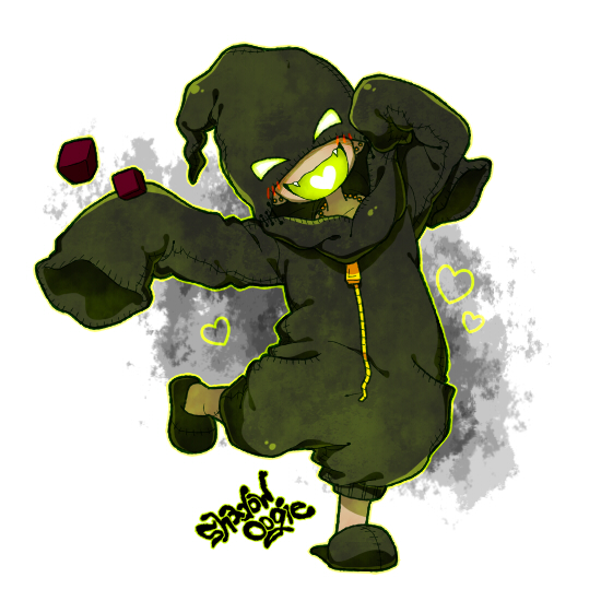 androgynous character_name cloak dice gender_request hood hooded_cloak kiri_futoshi long_sleeves oogie&#039;s_revenge oogie_boogie simple_background solo the_nightmare_before_christmas