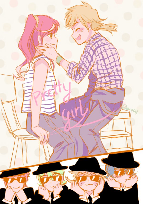 appmon asuka_torajirou digimon digimon_universe:_appli_monsters karan_eri katsura_rei ozora_yujin shinkai_haru sunglasses tagme