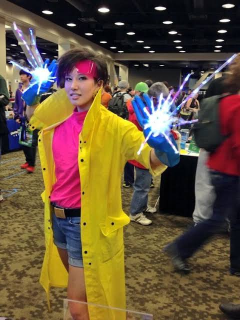 1girl convention cosplay jubilee marvel photo_(medium) real_life x-men