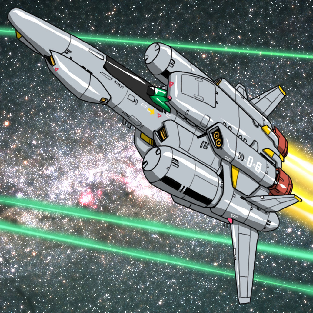 hirodango no_humans project_a-ko space spacecraft starfighter