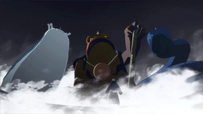 1girl 3boys 3d animated animated_gif battle destruction gamakichi giant_toad haruno_sakura masked_madara multiple_boys naruto_(series) naruto_shippuuden punching slug snake teamwork toad_(animal) uchiha_obito uchiha_sasuke uzumaki_naruto