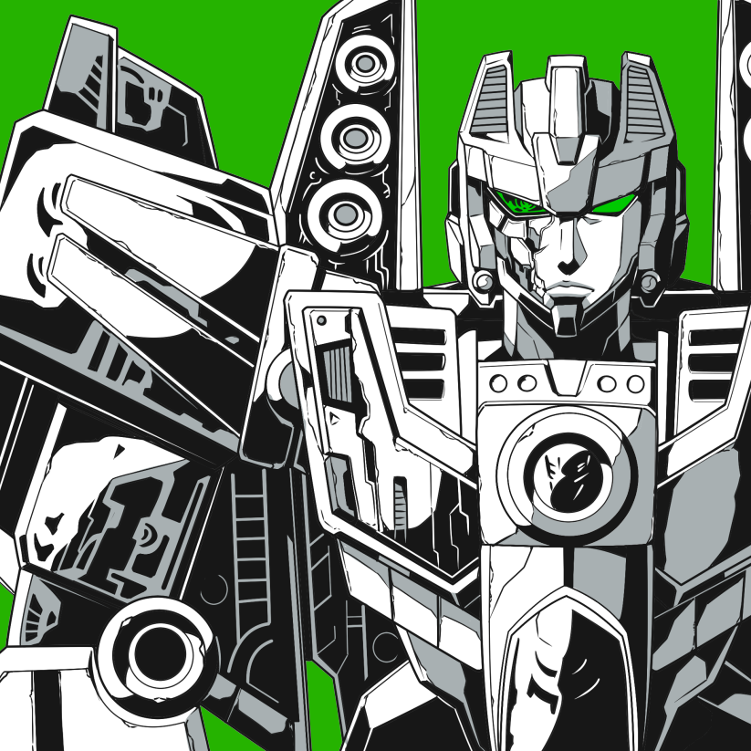 aircraft airplane asymmetry damaged decepticon green_background green_eyes green_theme jet kamizono_(spookyhouse) looking_at_viewer machinery mecha monochrome robot simple_background skeleton solo starscream transformers transformers_energon transformers_unicron_trilogy upper_body
