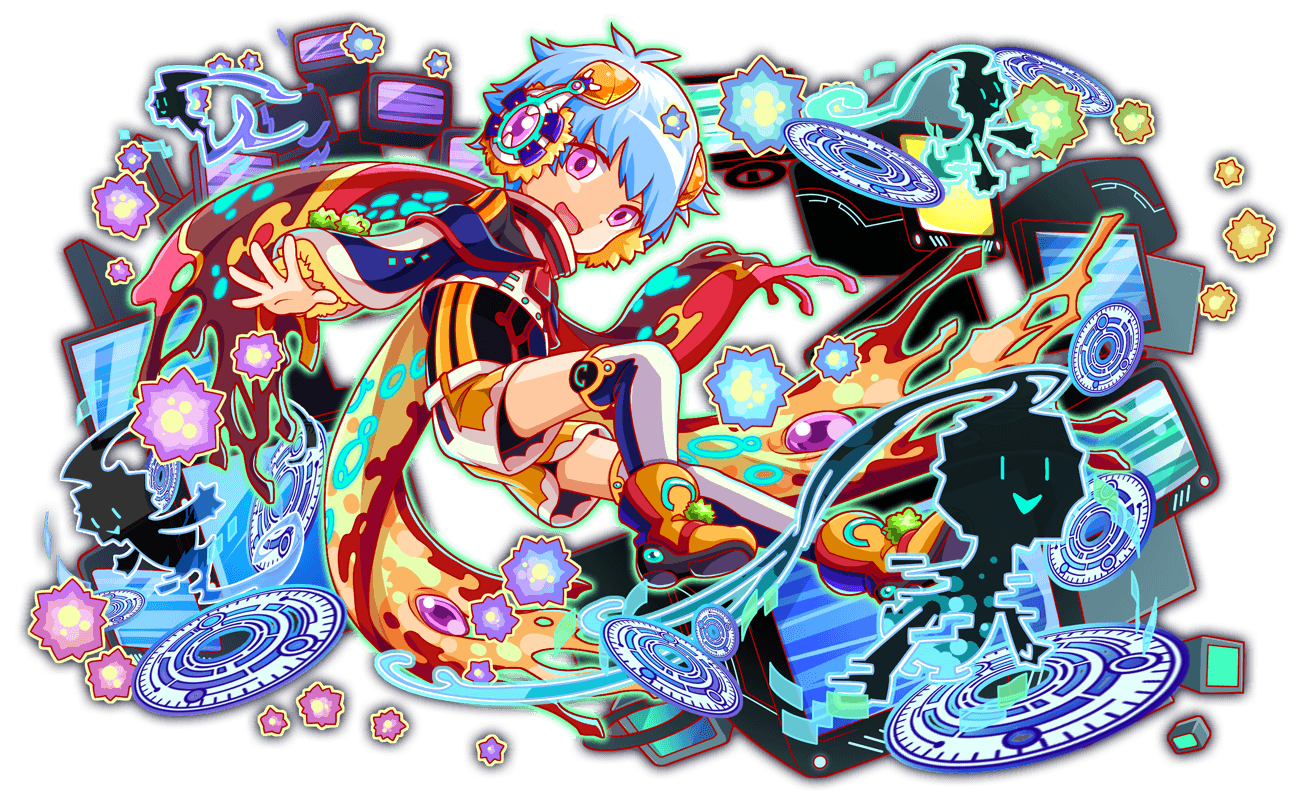 1boy 4others adapted_costume alternate_costume ankle_boots aqua_hair artist_request belt belted_shorts black_shirt black_sleeves boots cel_shading collar crash_fever double_vertical_stripe earmuffs full_body game_cg happy male_focus morris_(crash_fever) multicolored_footwear multiple_others official_alternate_costume official_art open_mouth orange_shorts outline pink_eyes pom_pom_(clothes) red_outline shirt short_hair shorts solo_focus static tachi-e television thighhighs third-party_source transparent_background two-tone_thighhighs vertical-striped_sleeves white_belt white_collar zipper |_|