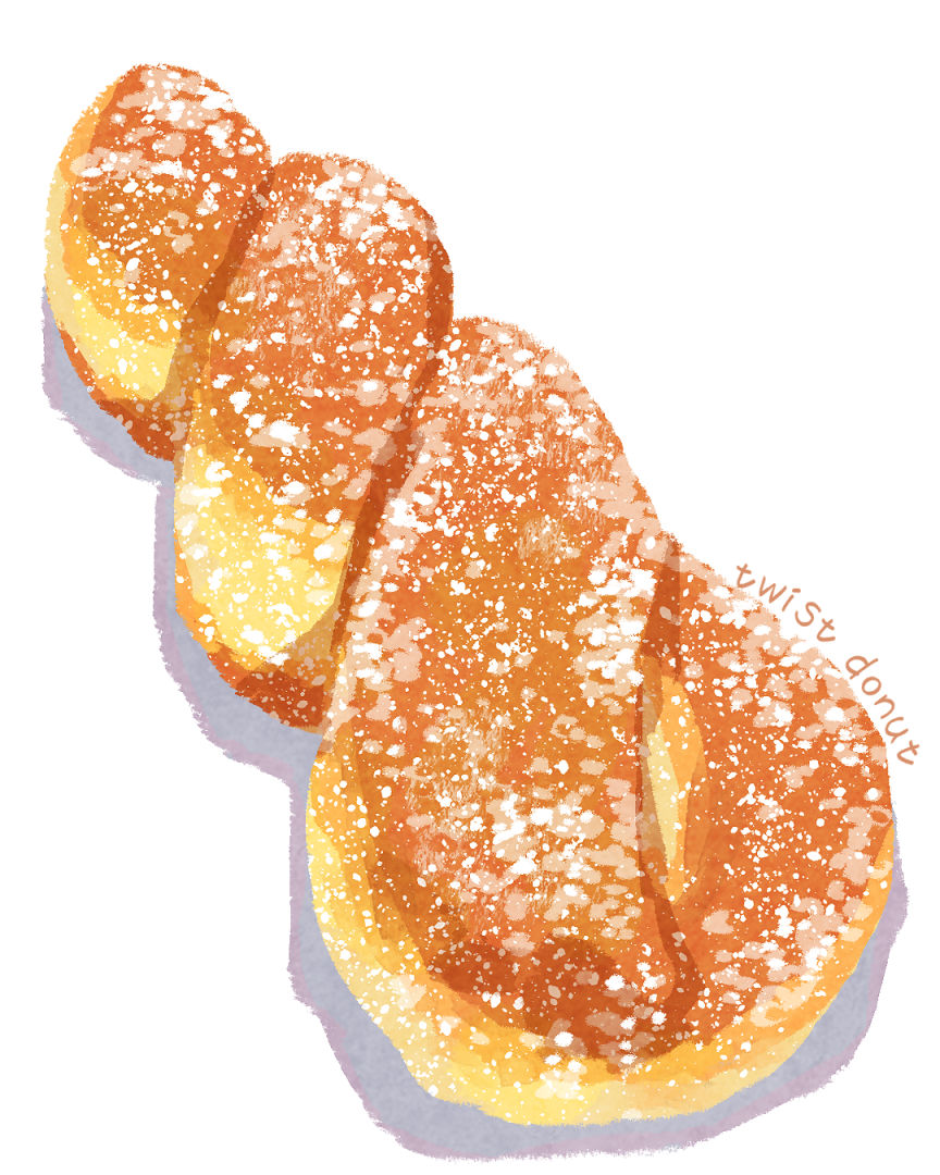 commentary_request donut food food_focus food_name granulated_sugar miclot original simple_background still_life white_background